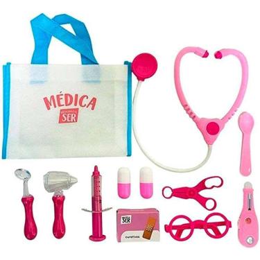 Imagem de Kit Infantil - Brincando De Ser - Doutora Com Acessórios - Multikids