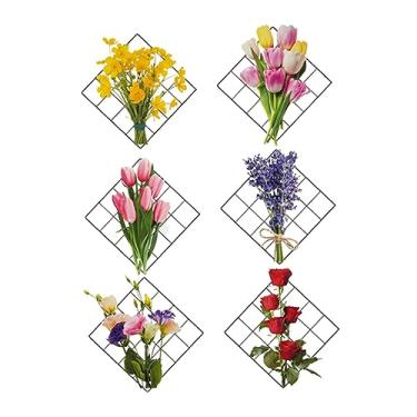 Imagem de ＫＬＫＣＭＳ Grade 3D Adesivos de Parede Papel de Parede Decoração Criativa Faça Você Mesmo Decoração de Parede Removível Decalque Arte Mural para Quarto Berçário, Estilo d