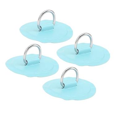 Imagem de Remendo de Anel D, 4 Peças de Remendo de PVC para Barco Inflável Jangada Bote Caiaque Prancha de Surf Stand Up Paddleboard para Jangada Caiaque Sup (Menta verde)