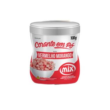 Imagem de Corante Em Pó Alimentício Confeitaria 100g Mix Escolha a Cor (Vermelho Morango)
