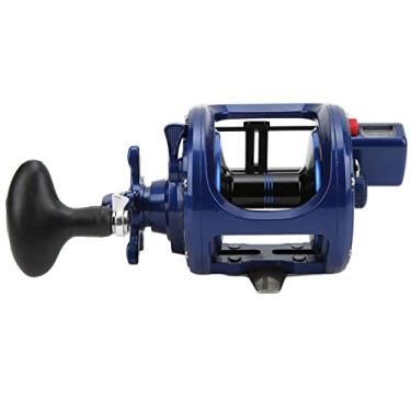 Imagem de Carretel de Pesca, Botão Star Drag One Time Forming 3.6:1 Velocidade 7/14 Resistência à Prova d'água Contador de Linha Carretilha para Vara de Tiro Longo (JBC9000L)