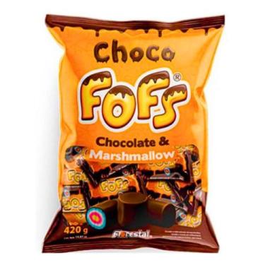 Imagem de Marshmallow C/ Chocolate Choco Fofs Ao Leite Florestal 420G