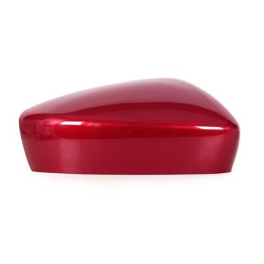 Imagem de JESYMBX Para Mazda 3 Axela M3 2017 2018 2019 Tampa do espelho retrovisor tampa da porta da asa do espelho lateral Shell House vermelho