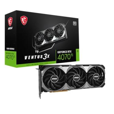 Imagem de PLACA DE VIDEO NV RTX4070TI 12GB G6X 192B VENTUS 3X OC MSI 912-V513-461