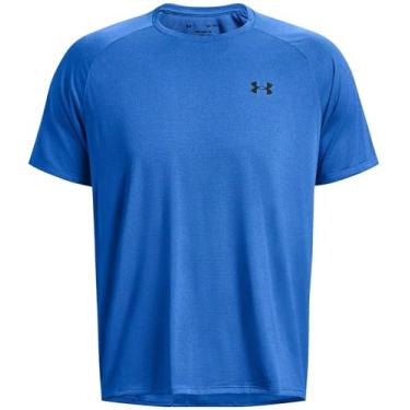 Imagem de Under Armour Camiseta masculina Tech 2.0 5c manga curta, (Coleção 2024) Azul líquido, P