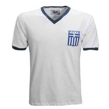Imagem de Camisa Grécia 1980S Liga Retrô  Branca G
