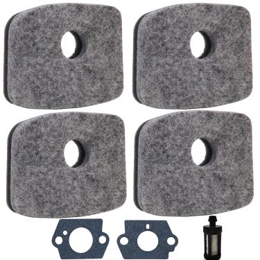 Imagem de FJSaDobo Kit de filtro de combustível de ar para Stihl BG56 BG66 BG86 BG86 BG86CE BG86Z BG86CEZ SH56 SH56C SH86C BR200 Kit de afinação de sopradores de folhas de substituição 4241 120 1800
