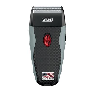 Imagem de Wahl Barbeador de alumínio recarregável sem batidas com cortadores de titânio hipoalergênicos para barbear rente e suave - Modelo 7339-300