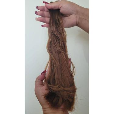 Imagem de Cabelo Para Bebê Reborn - Fibra Beautex Ruivo Com 30g