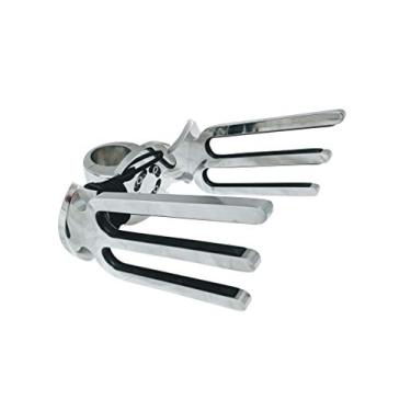 Imagem de Suporte para Wakeboard da Krypt Towers, suporte de torre de wakeboard de alumínio polido, base de ângulo ajustável ao nível com barco, braçadeira serve para tamanhos de tubo: 4,5 cm, 4,5 cm, 5 cm, 6 cm, 6 cm