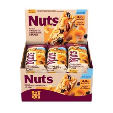 Imagem de Banana Brasil - Barra De Castanhas Nuts Frutas (12 Unidades de 25g)
