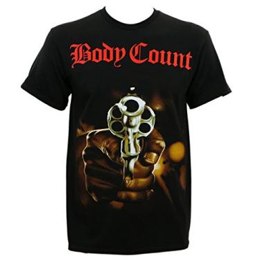 Imagem de Body Count Killer Camiseta masculina slim fit preta, Preto, XG