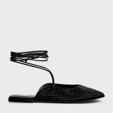 Imagem de Sapatilha Slingback Cristal Black Carrano 710012-Feminino