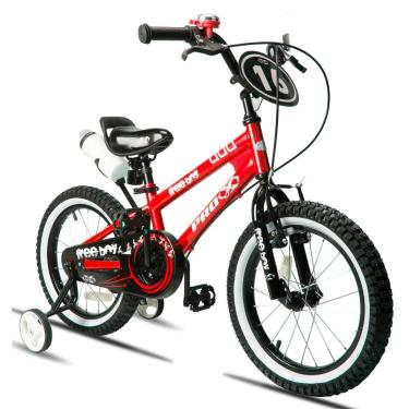 Imagem de Bicicleta Aro 16 Freeboy Pro-X Infantil com Rodinha Squeeze e Buzina Meninos-Masculino