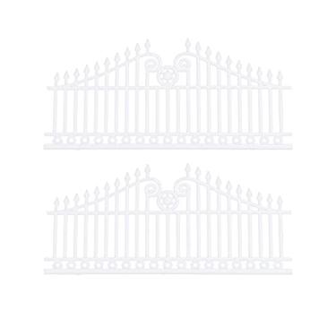 Imagem de Cerca de jardim de fadas em miniatura, cerca de estacas longas de plástico, cerca decorativa para casa de bonecas, jardim em miniatura, bonsai, ornamentos de terrário, 1m/2025