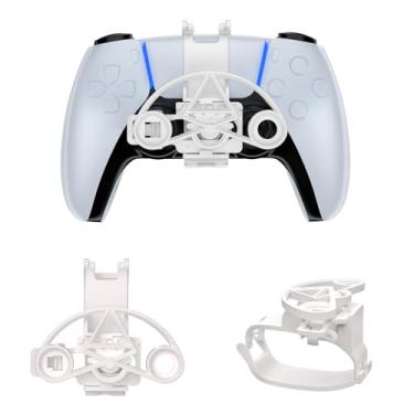 Imagem de JOYTORN Controller Steering Wheel Compatible with PS5 Controller,Mini P-S5 Racing Games Wheel Support Use with Charging Port and Earphone-White