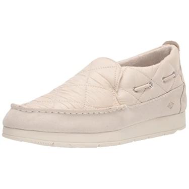Imagem de Sperry Moc Sider Mocassins Femininos, Nylon marfim, 8.5