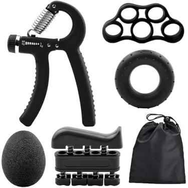 Imagem de Kit Hand Grip Aparelho Fortalecedor De Mola para Mão Punho Pulso Antebraço Dedos Cotovelo Exercício Dedos Ajustável Alicate Fisioterapia Marca ATM