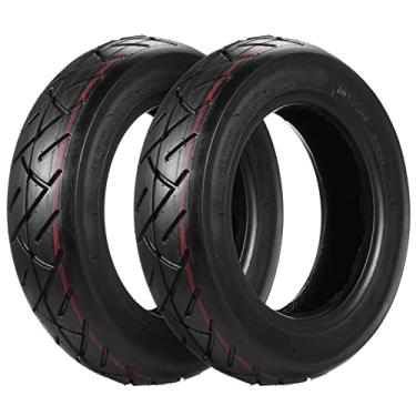 Imagem de Conjuntos de Pneus para Scooter Elétrica 10 * 2,5, Pneus de Borracha Pneumáticos Com Boa Estanqueidade Ao Ar e Absorção de Choque Padrão Ranhurado Antiderrapante para Melhor (2