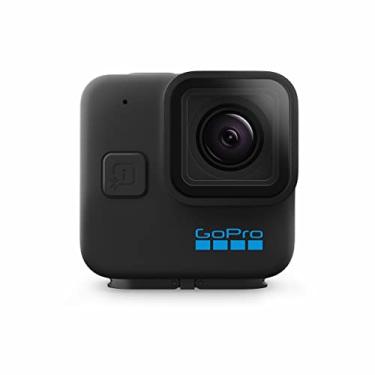 Imagem de Câmera GoPro HERO11 Black Mini - Câmera de ação compacta à prova d'água com vídeo Ultra HD 5.3K60, captura de quadro de 24,7 MP, sensor de imagem de 1/1,9", transmissão ao vivo, estabilizador