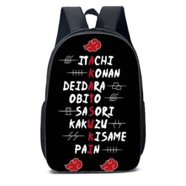 Imagem de MOCHILA ESCOLA INFANTIL JUVENIL ANIME NOME DE PERSONAGENS-Unissex