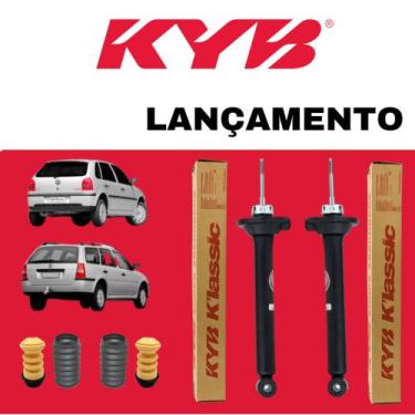 Imagem de Par Amortecedor Volkswagen Parati G2 G3 G4 Traseiro Kayaba Linha Klass