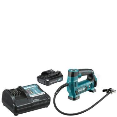 Imagem de Mini compressor mp100 + carregador bivolt + bateria makita