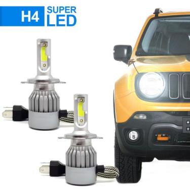 Imagem de Par Lâmpadas H4 Farol Alto Baixo Kia Picanto 2012 2013 2014 2015 Super