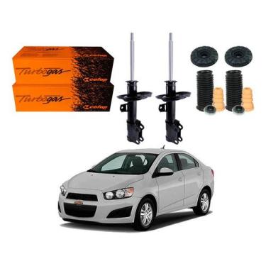 Imagem de Kit Amortecedor Dianteiro Sonic Sedan 1.6 2012 A 2014 - Cofap