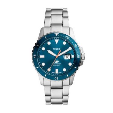 Imagem de Relógio Fossil Masculino Blue Prata - FS6050/1KN