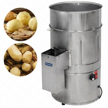 Imagem de Descascador De Batatas Industrial 6 Kg Inox Db6 Metvisa