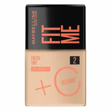 Imagem de Base Líquida Maybelline NY Fit Me Fresh Tint FPS50, COR 02