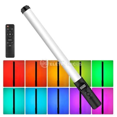 Imagem de Bastão LED RGB Varinha De Mão Foto E Vídeo Com Controle Remoto MLG087 