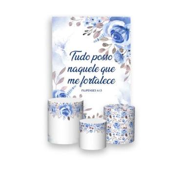 Imagem de Painel De Festa Vertical 1,50 x 2,20 + Trio De Capas Cilindro - Floral