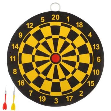 Imagem de Jogo Alvo Profissional 2 Lança Dardo Ponta Agulha Metal 22cm - Western