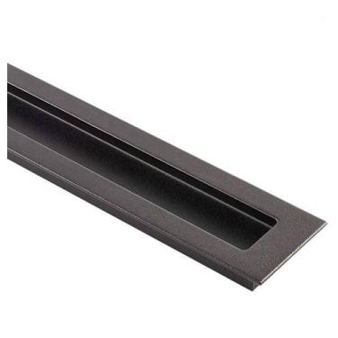 Imagem de Kit 2 Puxadores Porta Armário Concha De Embutir Aço 12cm - DECORPLACE,