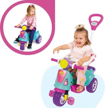Imagem de Triciclo Motoquinha Infantil Bebê Passeio Avespa Duas Cores - Maral, R