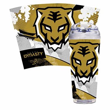 Imagem de Rico Industries Copo de acrílico Overwatch Esports Seoul Dynasty Standard 680 g com tampa articulada, copo de parede dupla oficialmente licenciado com canudo