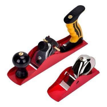 Imagem de Kit Jogo De Plaina Manual 2 Peças Para Madeira Profissional - I.D.E.A.