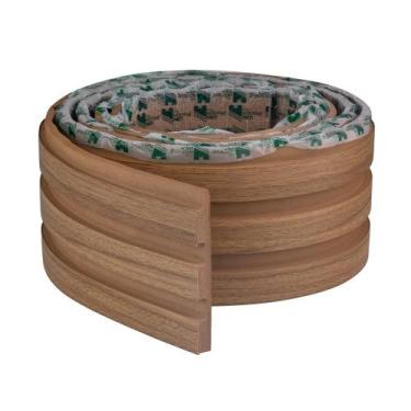 Imagem de Painel Ripado EVA Laminado Autocolante 10cm Madeto Nogueira Natural  V