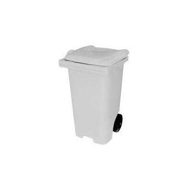 Imagem de Lixeira Contentor 240 Litros Tipo Gari - JSN, Vermelho