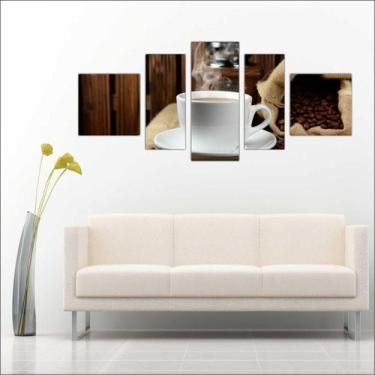 Imagem de Quadro Decorativo Padarias Bolo Cafeterias Decorações 5 Peças TT9 - Vi