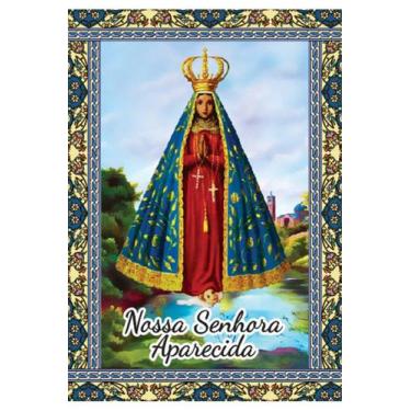 Imagem de 100 Santinhos N S Sra Nossa Senhora Aparecida (oração no verso) - 7x10
