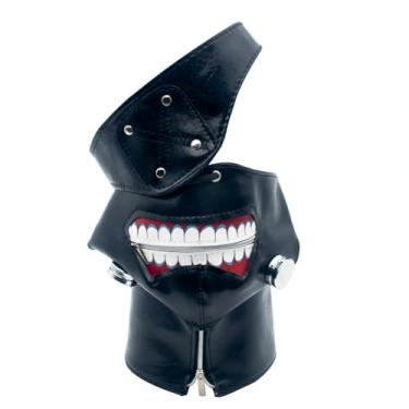Imagem de Bulex Halloween Ghoul Mask Manga Cosplay Mask Tokyo Japan Anime Zipper PU Reusable Carnival Themed Party Prop