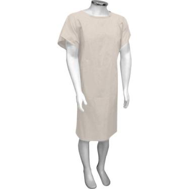 Imagem de Camisola Cirúrgica Hospitalar com Manga p/ Pacientes Unissex Artipé - 