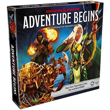 Imagem de Dungeons & Dragons Adventure Begins, Cooperative Fantasy Board Game, Fast Entry to The World of D&D, Family Game for 2-4 Players, 10 and Up