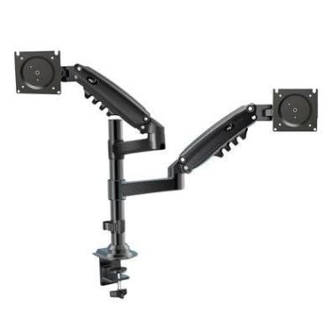 Imagem de Suporte Articulado de Mesa com Pistão a Gás e Ajuste de Altura para 2 Monitores de 17” a 27” - FH160N