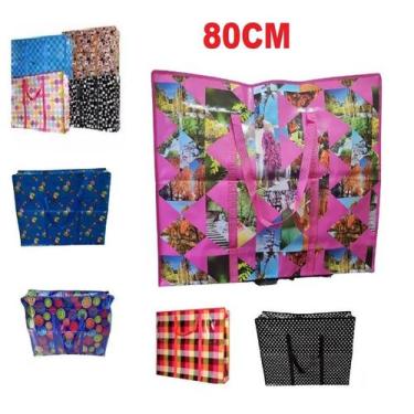 Imagem de Kit 2 Bolsas Grande De Viagem Sacola estampa sortida 80cm - Lynx produ