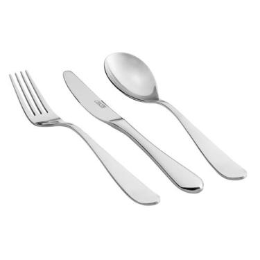 Imagem de Faqueiro St. James Casual 101 Peças New Breeze Prata - St James Casual