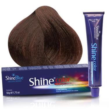 Imagem de Coloração 5.34 Castanho Cla Dourado Acobreado Shine Blue 50g